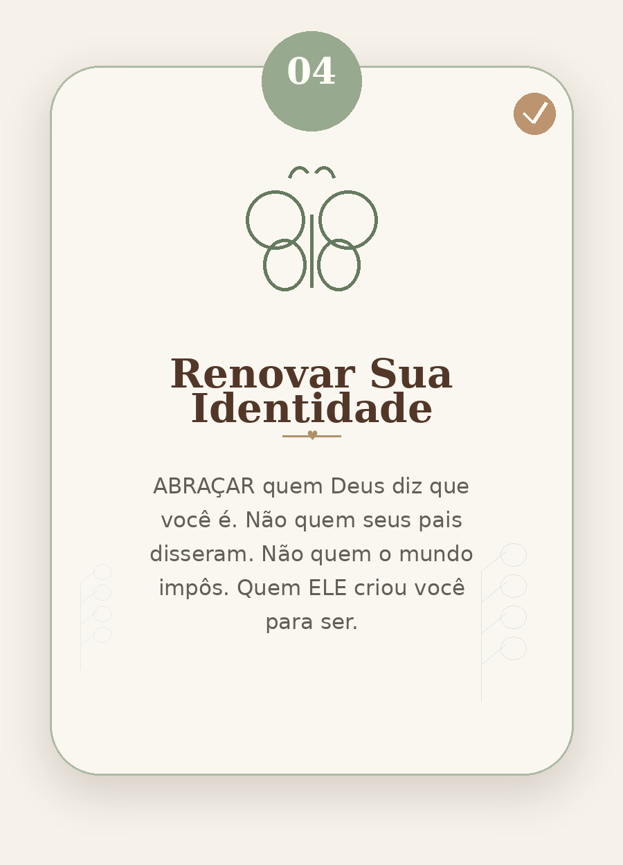 Etapa 04 — Renovar Sua Identidade